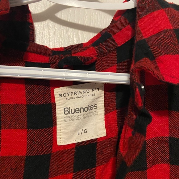Bluenotes Flannel - Size Large - Picture 2 of 2